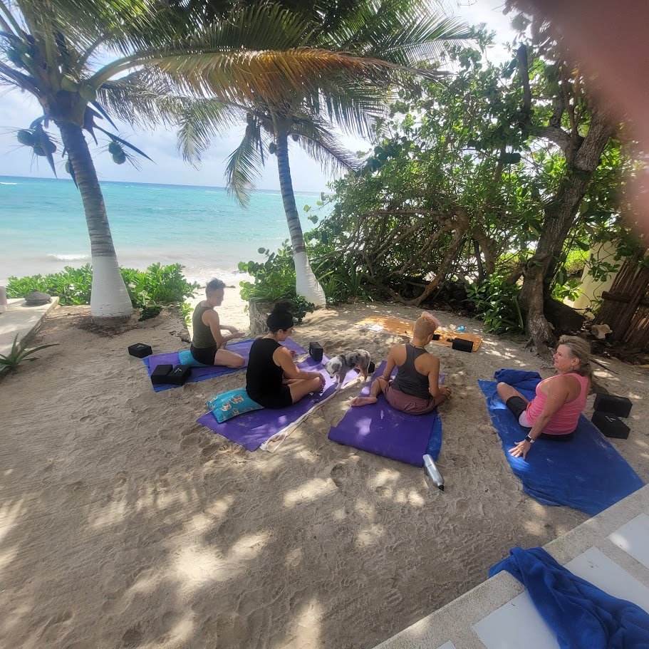 Beach Yoga Mexico