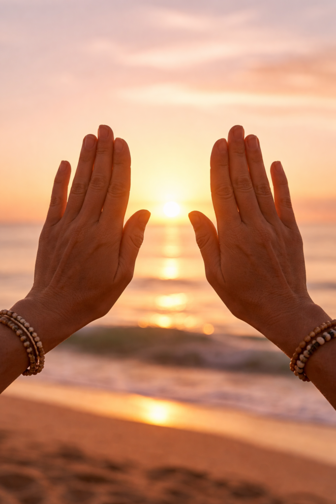 hands motioning stop